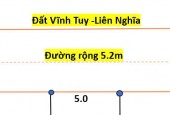 Bán đât vĩnh tuy liên nghĩa  thông số đẹp không tỳ vết diện tích 68.6m nở hậu giá đầu tư